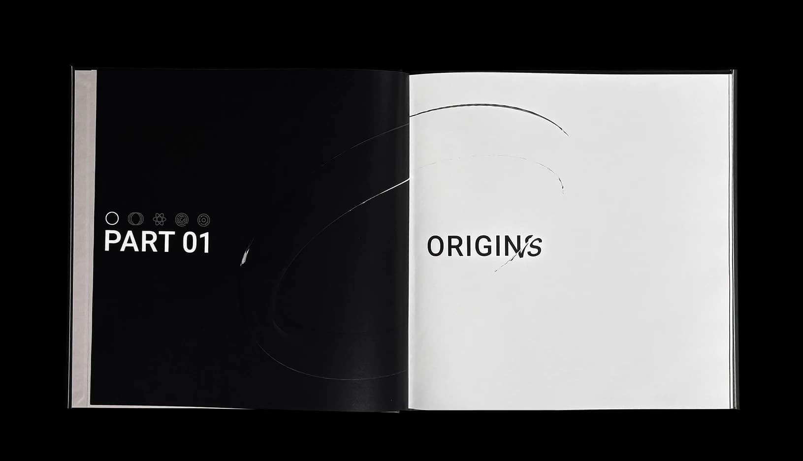 The Part 01: Origins title spread