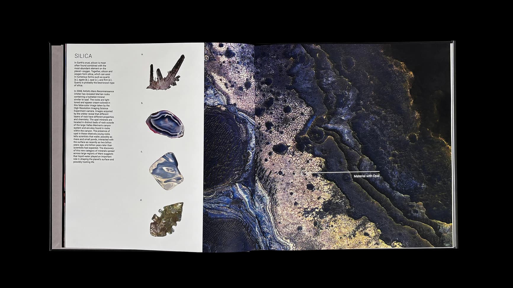 A spread from Part 01: Origins
