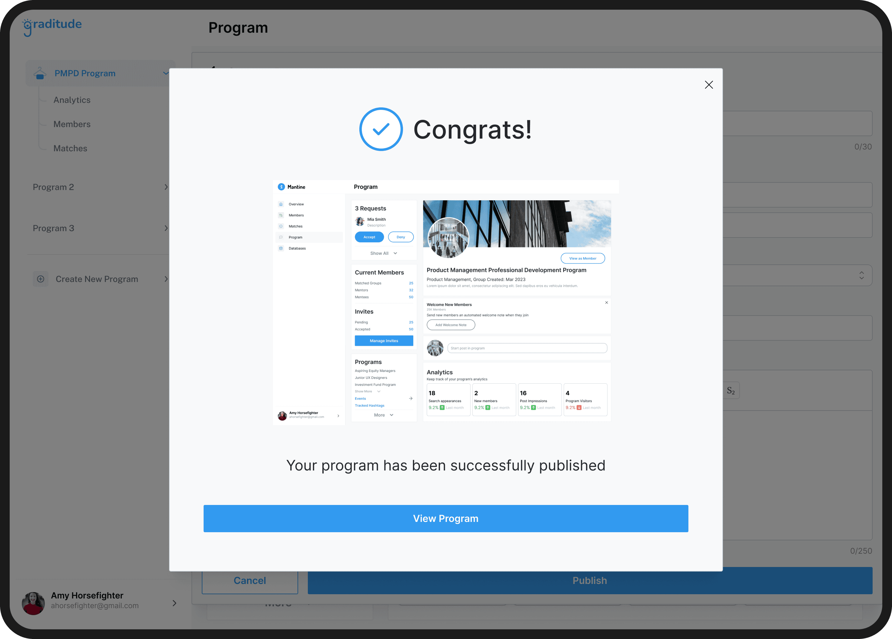 Final dashboard