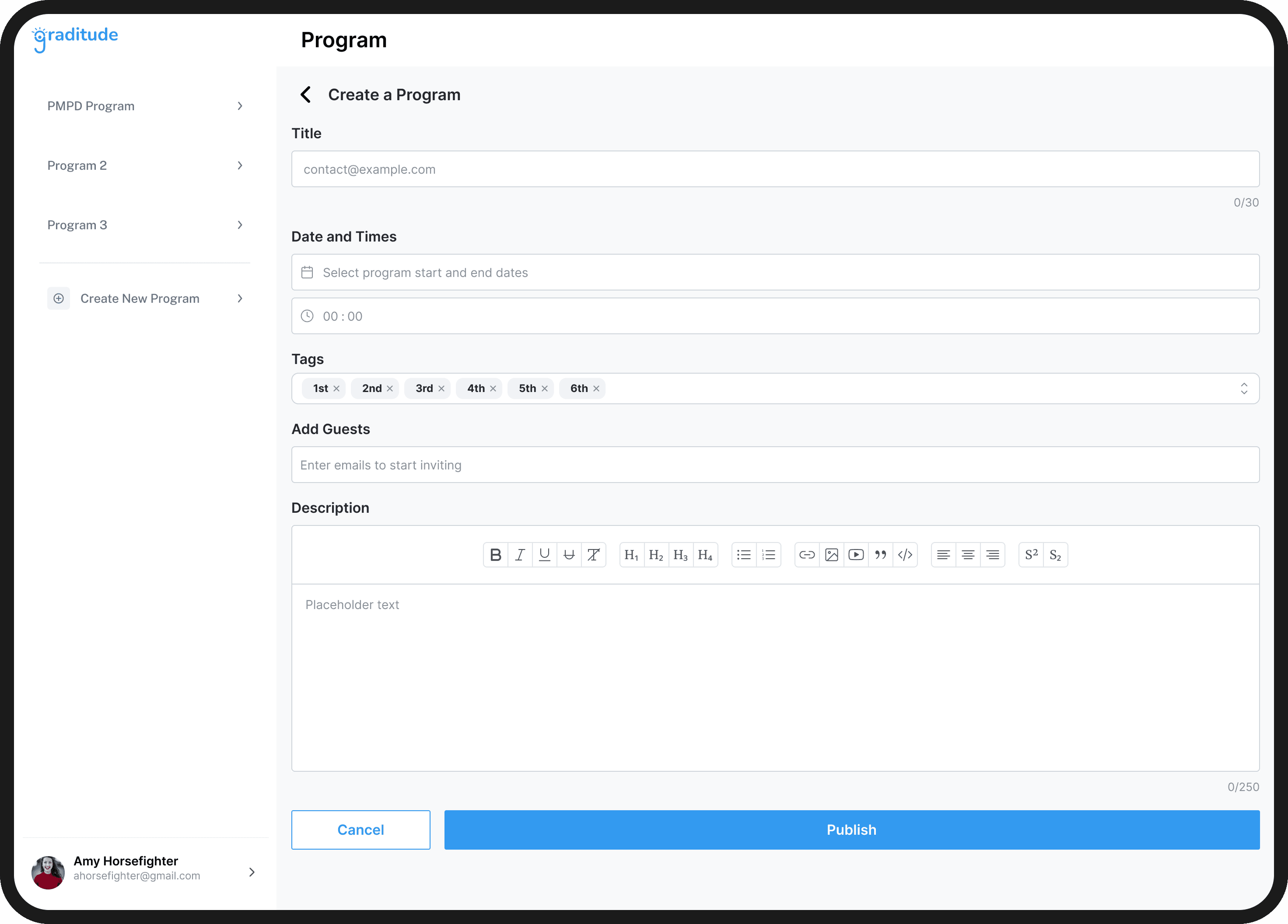 Final dashboard