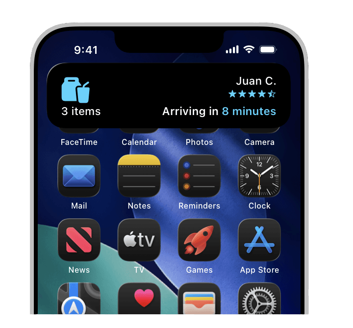 iOS Live Activity specs